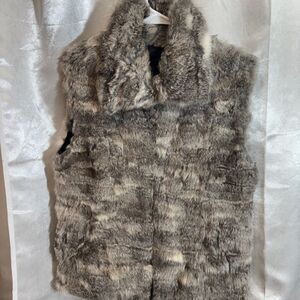 Surell Multitone 100% Real Fur Vest